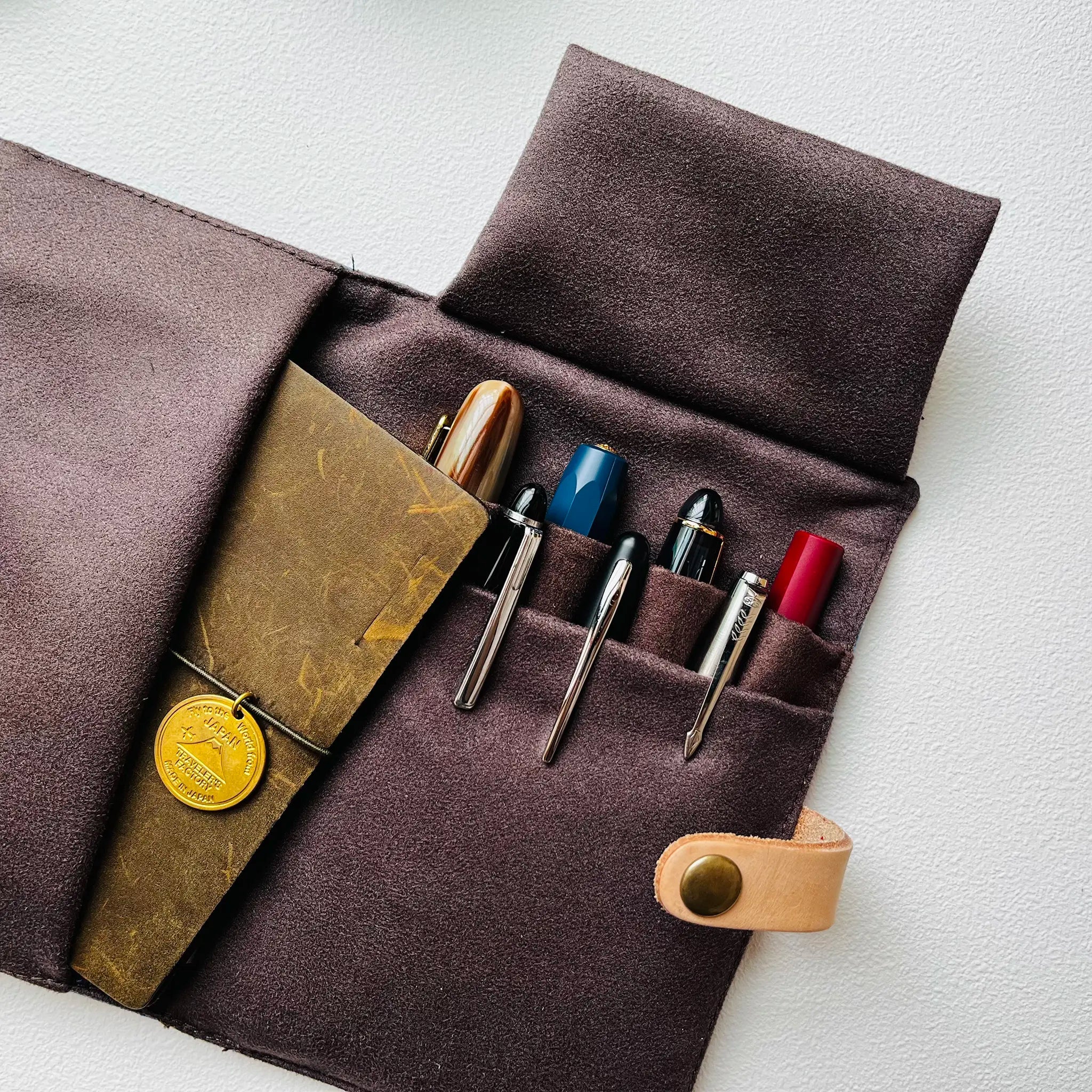 Kyokuhaku Pen Pouch for 4 pens - Fontoplumo