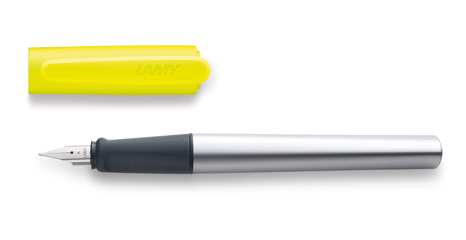 LAMY Nexx neon yellow fountain pen - Fontoplumo