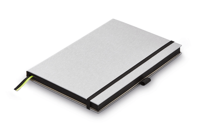 LAMY Notebook A5 hardcover with brushed metal look cover - Fontoplumo