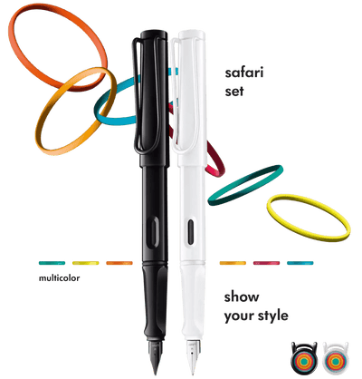 LAMY safari multicolor Set fountain pens - Fontoplumo