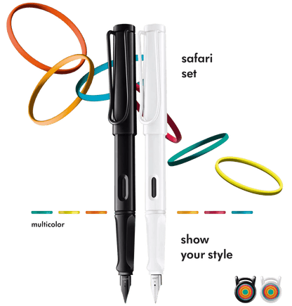 LAMY safari multicolor Set fountain pens - Fontoplumo
