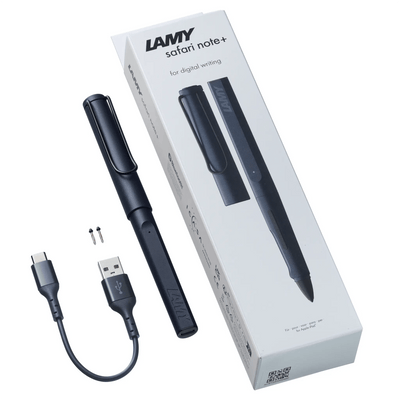 LAMY safari note+ steel black - Fontoplumo
