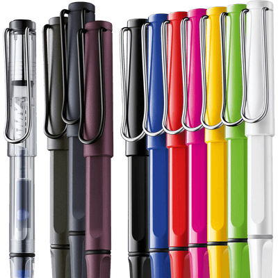 LAMY safari roll ink pen in various colors - Fontoplumo