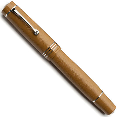 Leonardo Audace Art Nouveau mustard yellow fountain pen - Fontoplumo