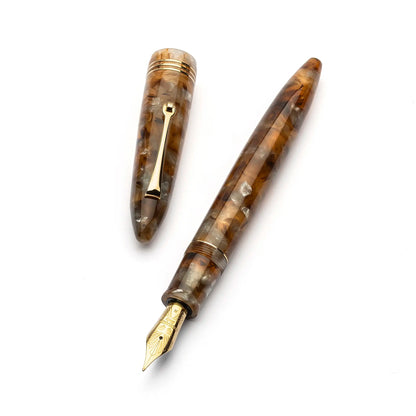 Leonardo Furore Acqua Ambrata fountain pen - Fontoplumo