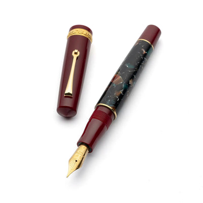 Leonardo Momento Zero DolceVita Marmo Pompei fountain pen - Fontoplumo