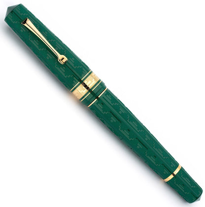 Leonardo Momento Zero Grande Art Deco Green and gold 2021 - Fontoplumo