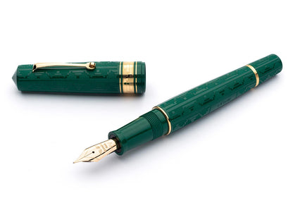 Leonardo Momento Zero Grande Art Deco Green and gold 2021 - Fontoplumo