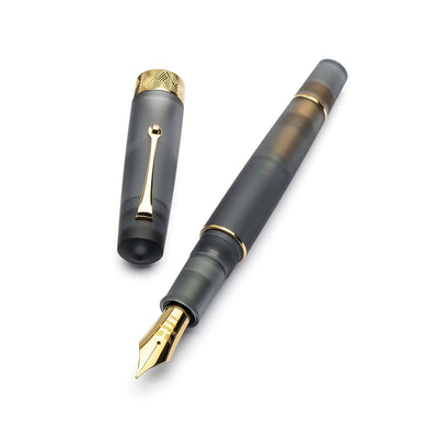 Leonardo Momento Zero Grande Pura Frosted Grey fountain pen - Fontoplumo