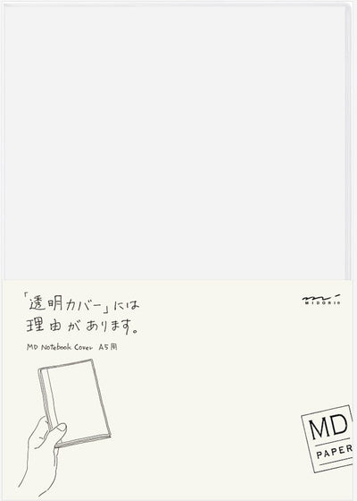 Midori A5 clear cover - Fontoplumo