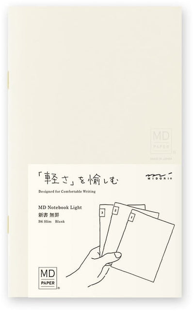 Midori B6 Light Notebook Slim 3 pack - Fontoplumo
