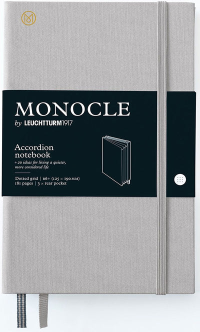 Monocle B6+ hardcover notebook accordion by Leuchtturm - Fontoplumo