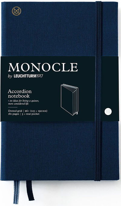 Monocle B6+ hardcover notebook accordion by Leuchtturm - Fontoplumo