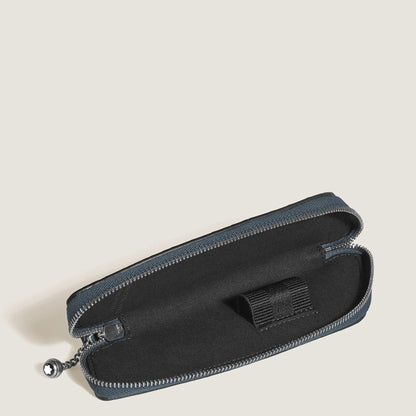Montblanc Atelier pen pouch 1 pen velvet blue crocodile – Fontoplumo Montblanc Atelier pen pouch 1 pen velvet blue crocodile – Fontoplumo