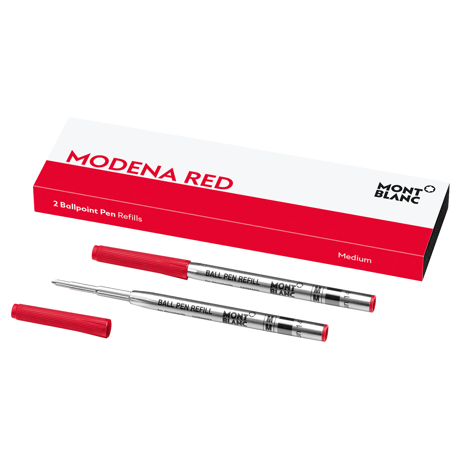 Montblanc Ballpoint Refill Modena Red 2 pieces - Fontoplumo