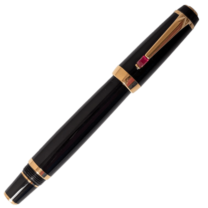 Montblanc Boheme rollerball with gold trim with leather pencase - Fontoplumo