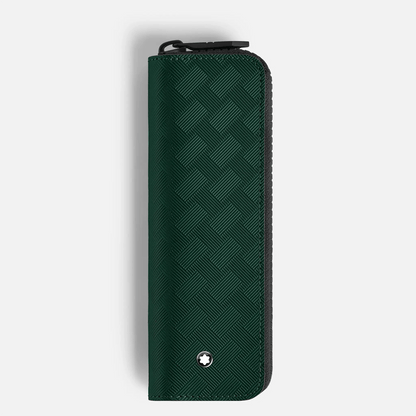 Montblanc Extreme 3.0 pen pouch for 1 pen with zipper British Green - Fontoplumo