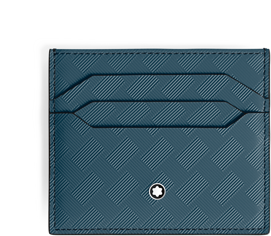 Montblanc Extreme 3.0 pocket card holder 6cc avio blue - Fontoplumo