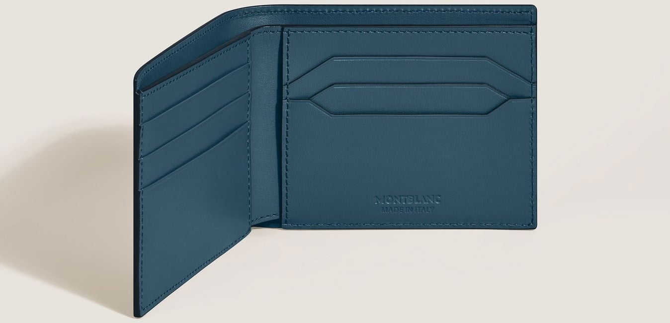 Montblanc Extreme 3.0 portemonnee 6cc avioblauw