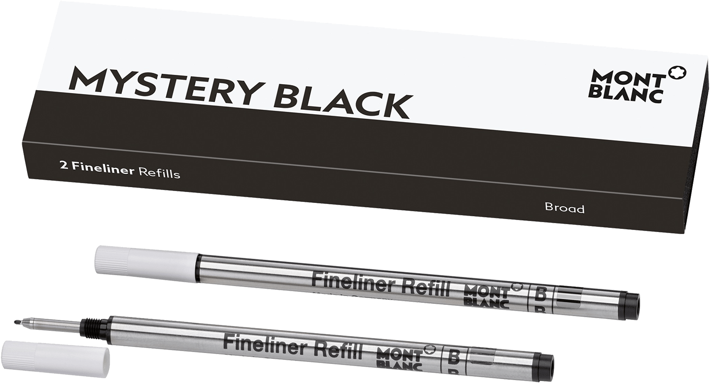 Montblanc Fineliner Refill Mystery Black 2 pieces - Fontoplumo