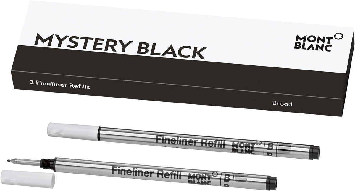Montblanc Fineliner Refill Mystery Black 2 pieces - Fontoplumo