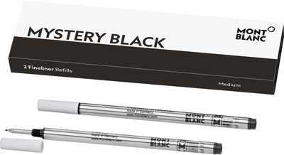 Montblanc Fineliner Refill Mystery Black 2 pieces - Fontoplumo