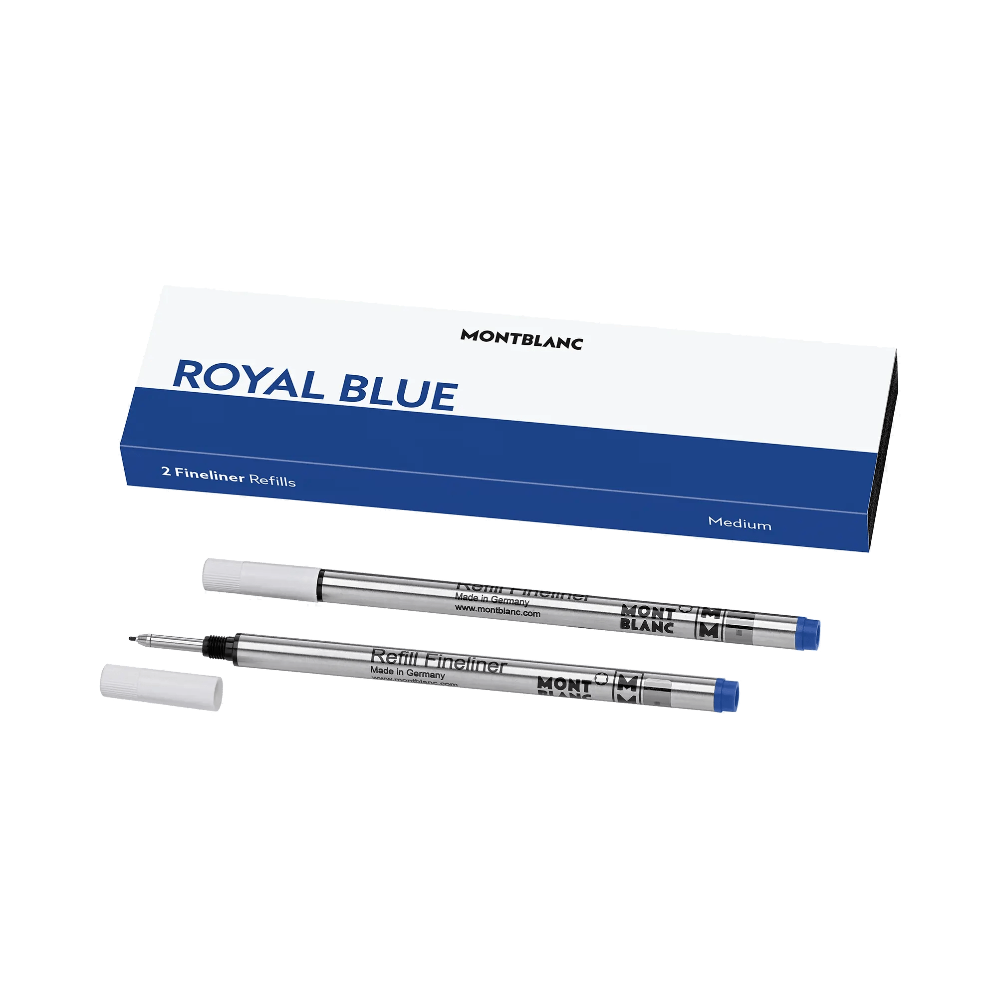 Montblanc Fineliner Refill Royal Blue 2 pieces - Fontoplumo