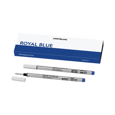 Montblanc Fineliner Refill Royal Blue 2 pieces - Fontoplumo