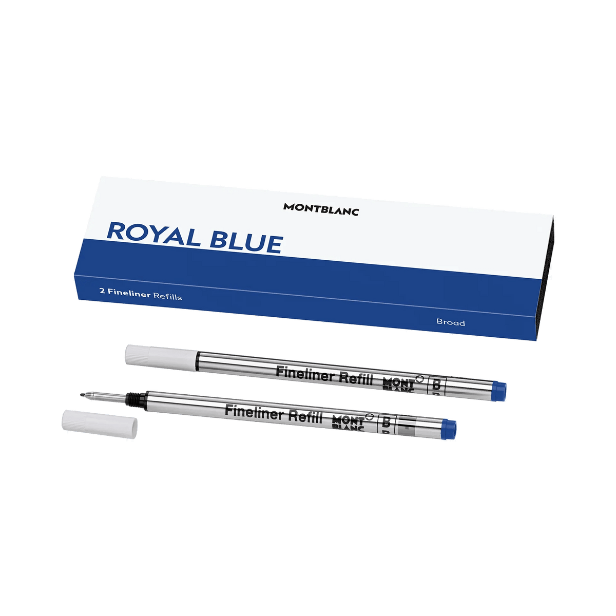 Montblanc Fineliner Refill Royal Blue 2 pieces - Fontoplumo
