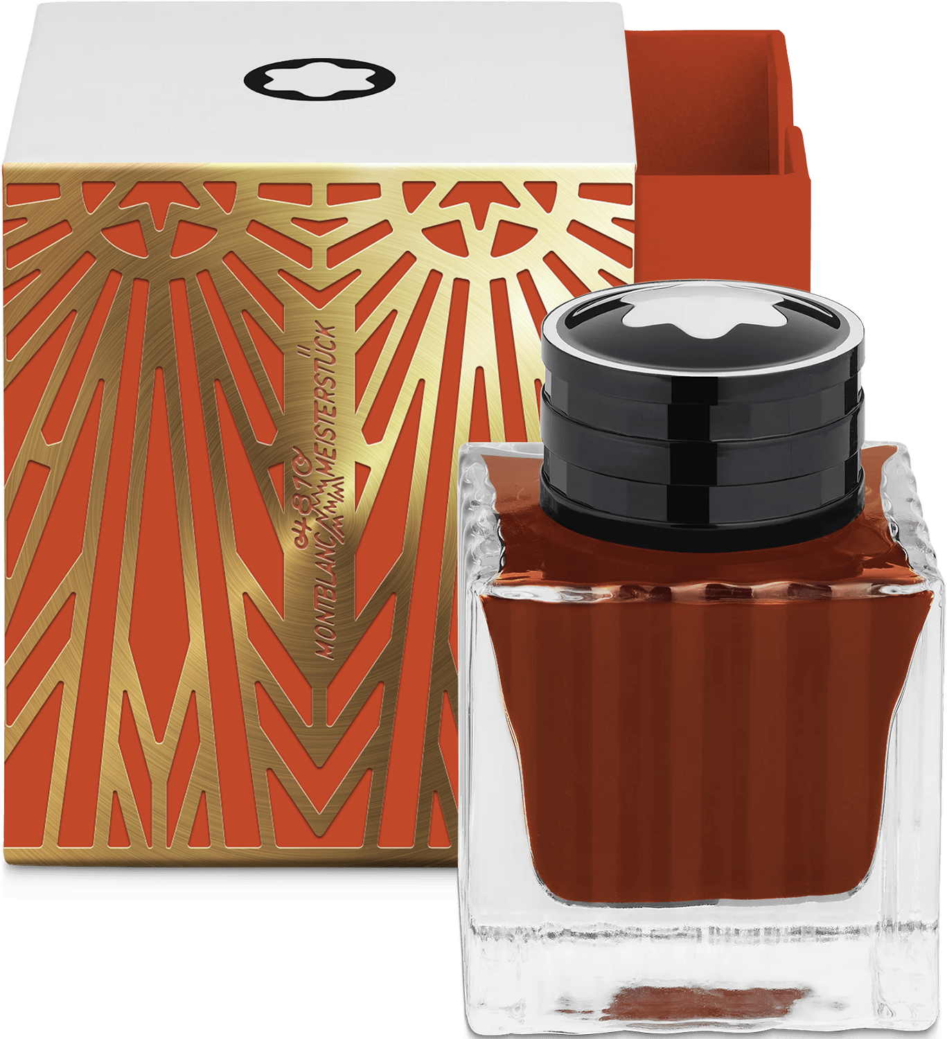 Montblanc Ink bottle The Origin collection coral 50ml - Fontoplumo