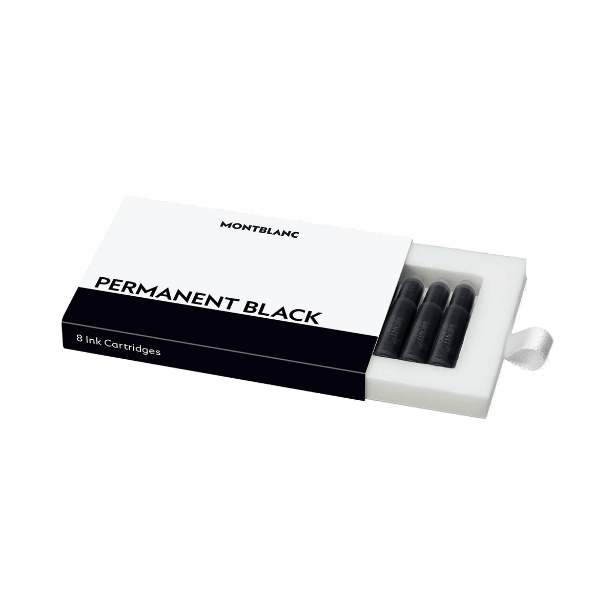Montblanc ink cartridges Permanent Black 8 pieces per pack - Fontoplumo