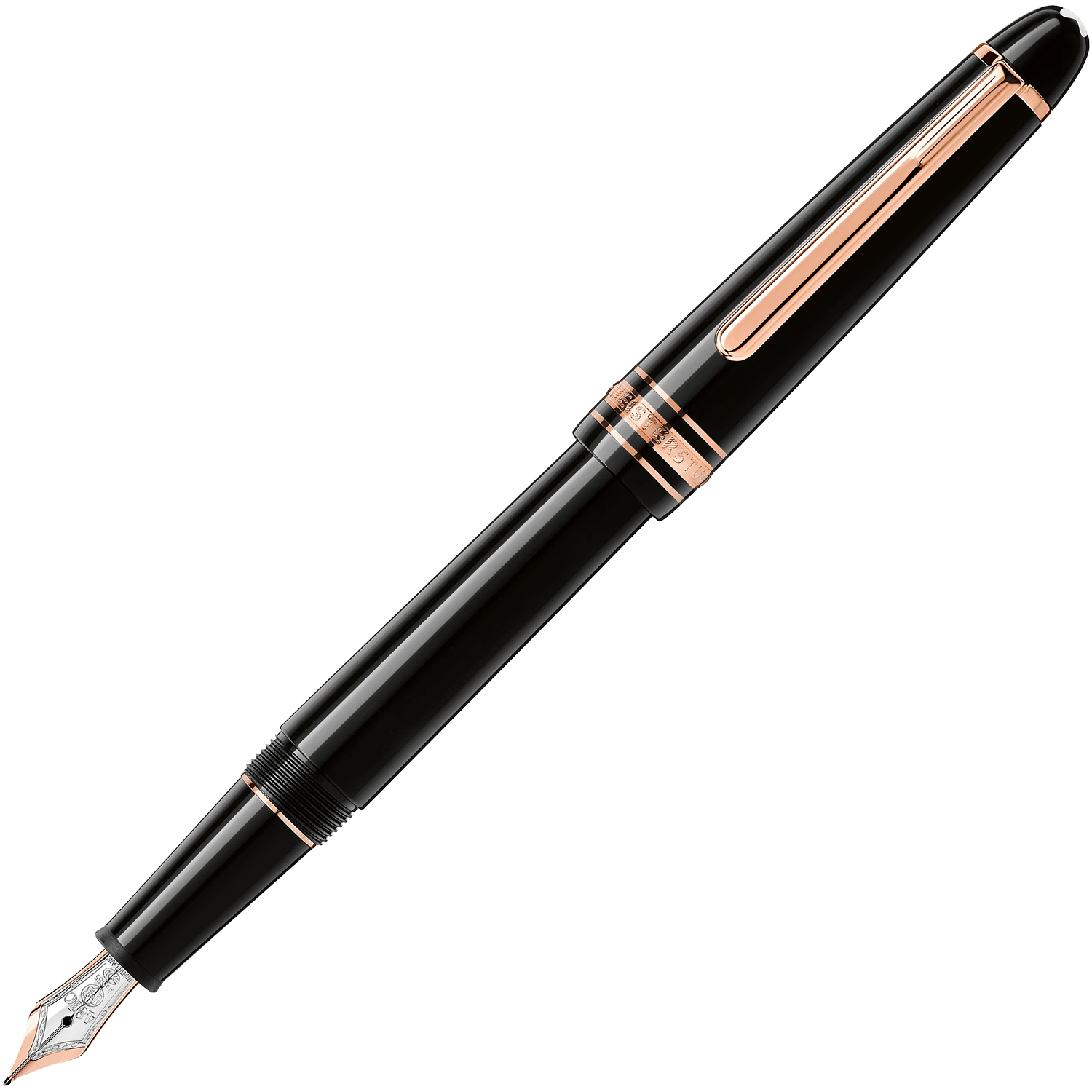 Montblanc Meisterstück 145 Classique rose gold fountain pen - Fontoplumo