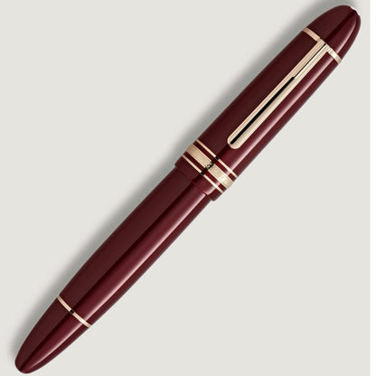 Montblanc Meisterstück 149 burgundy red fountain pen - Fontoplumo
