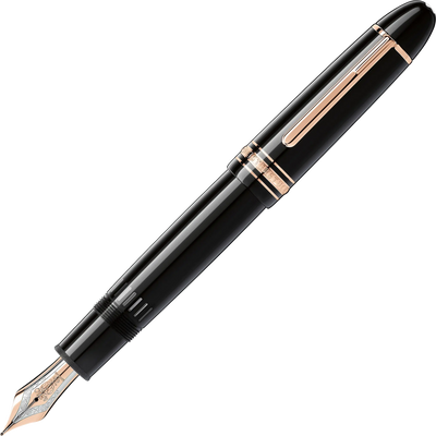 Montblanc Meisterstück 149 red gold fountain pen - Fontoplumo