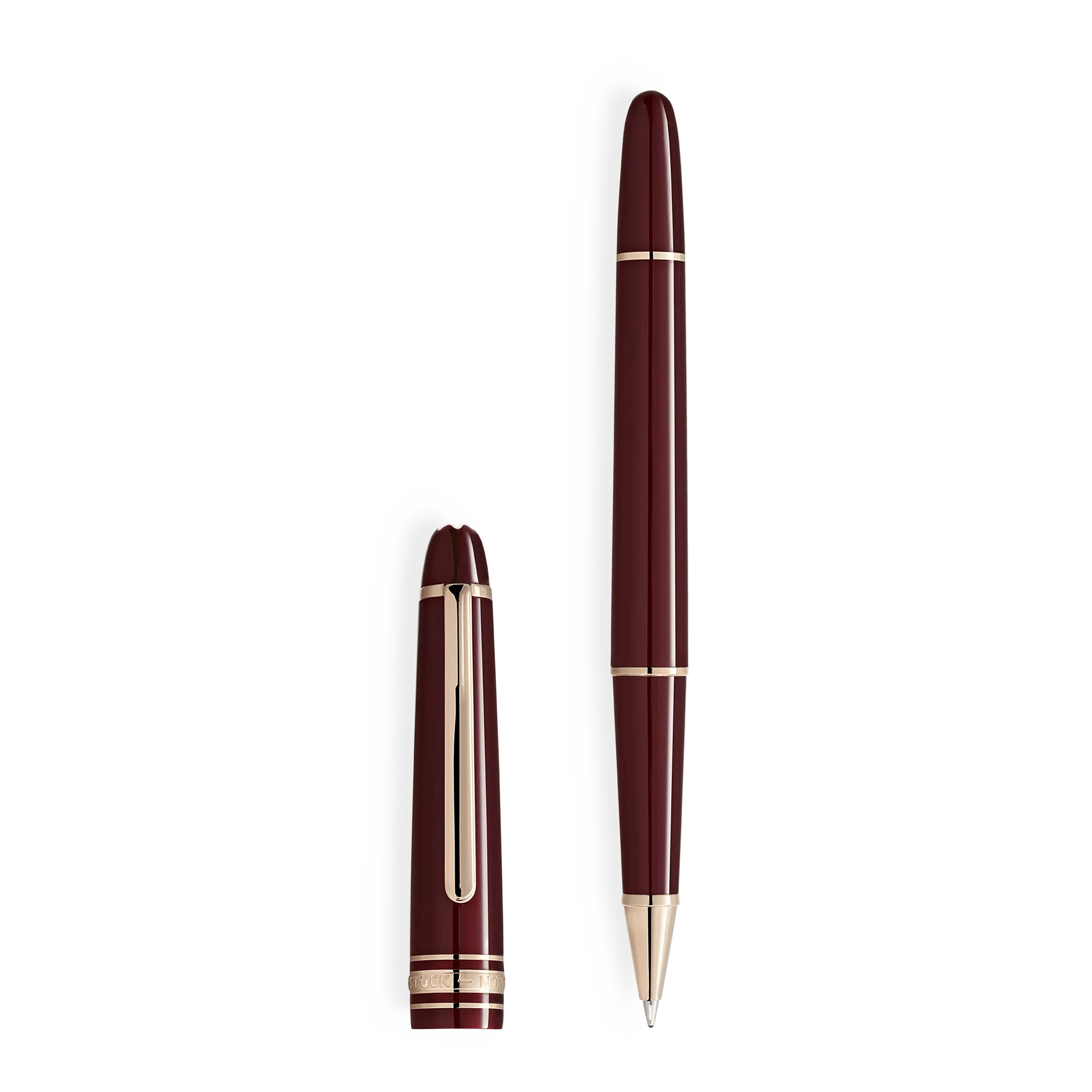 Montblanc Meisterstück Burgundy Red 163 Classique rollerball pen - Fontoplumo