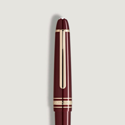 Montblanc Meisterstück Burgundy Red Midsize 161 ballpoint pen - Fontoplumo