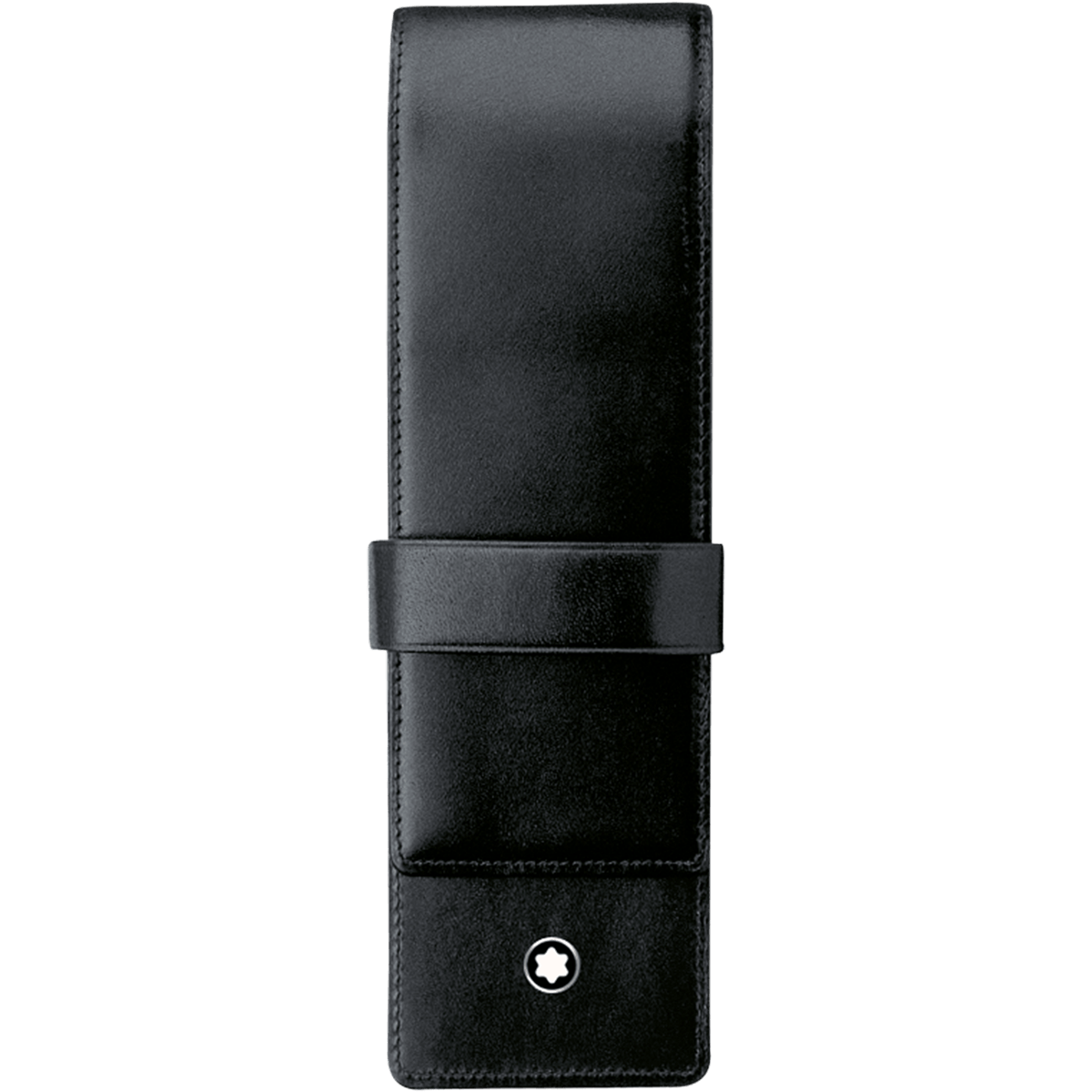 Montblanc Meisterstück pen pouch 2 pens black leather - Fontoplumo