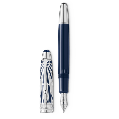 Montblanc Meisterstück The Origin Doue LeGrand 146 Blue fountain pen - Fontoplumo