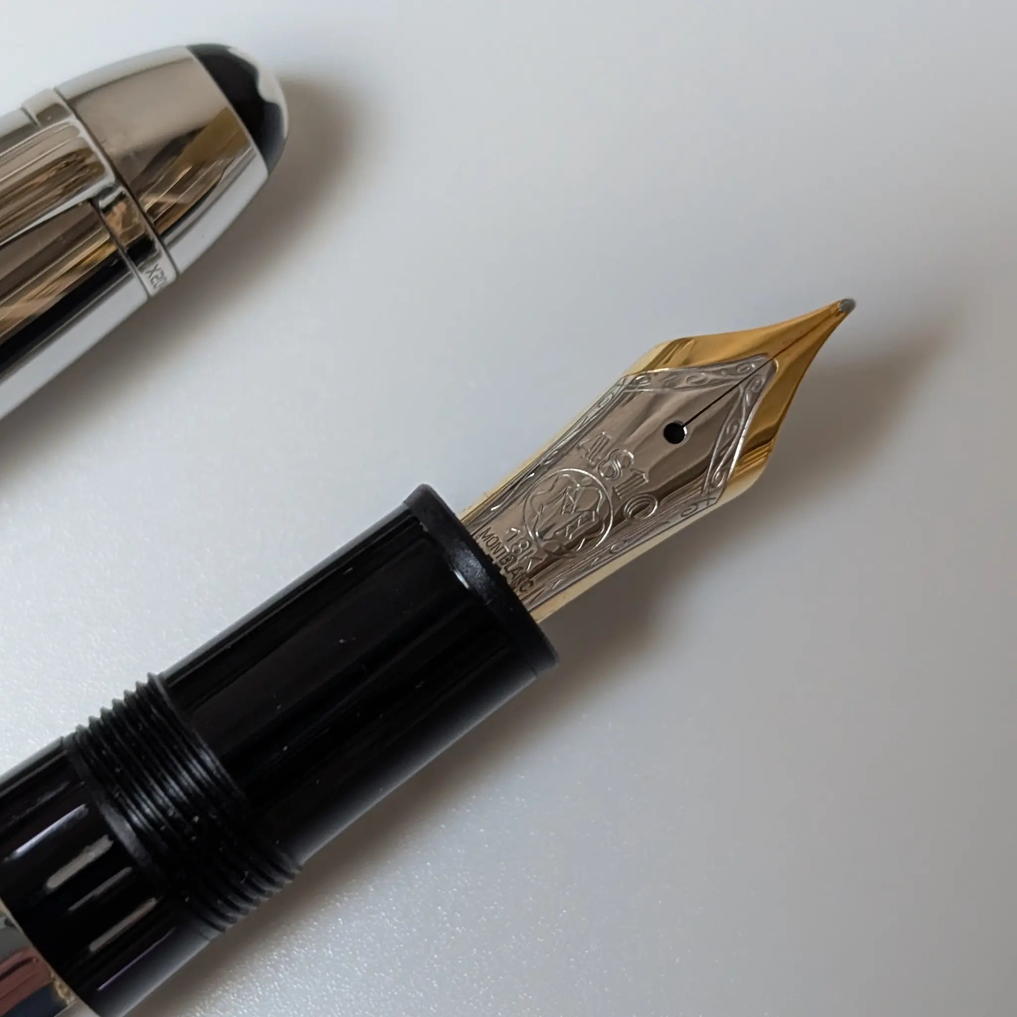 Montblanc Meisterstück 146 LeGrand Solitaire stainless steel - Fontoplumo