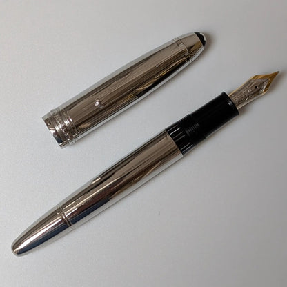 Montblanc Meisterstück 146 LeGrand Solitaire stainless steel - Fontoplumo