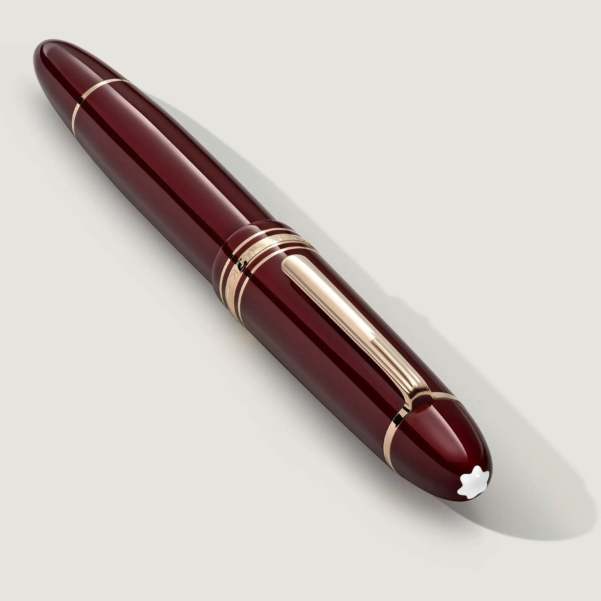 Montblanc Meisterstück 149 burgundy red fountain pen - Fontoplumo