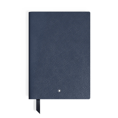 Montblanc Notebook 146 Ink Blue saffiano leather - Fontoplumo