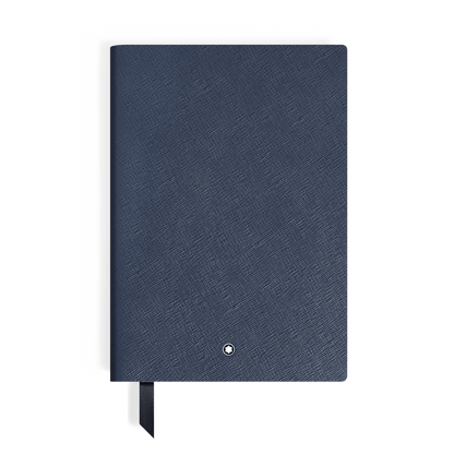 Montblanc Notebook 146 Ink Blue saffiano leather - Fontoplumo