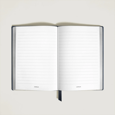 Montblanc Notebook 146 Ink Blue saffiano leather - Fontoplumo