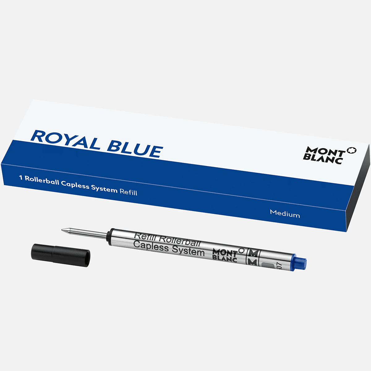 Montblanc Rollerball Capless System Refill Royal Blue MEDIUM 1piece - Fontoplumo