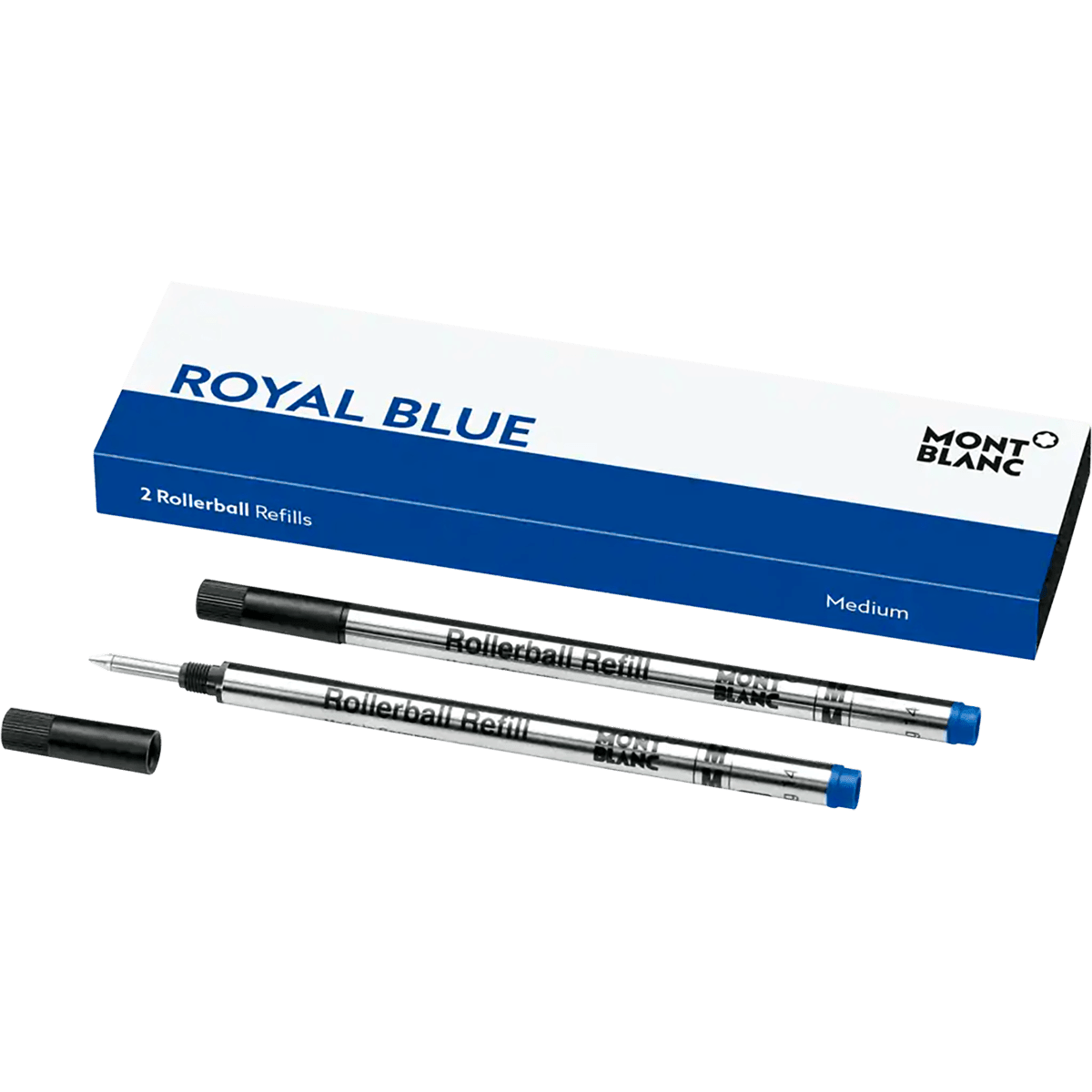Montblanc Rollerball Refill Royal Blue 2 pieces - Fontoplumo