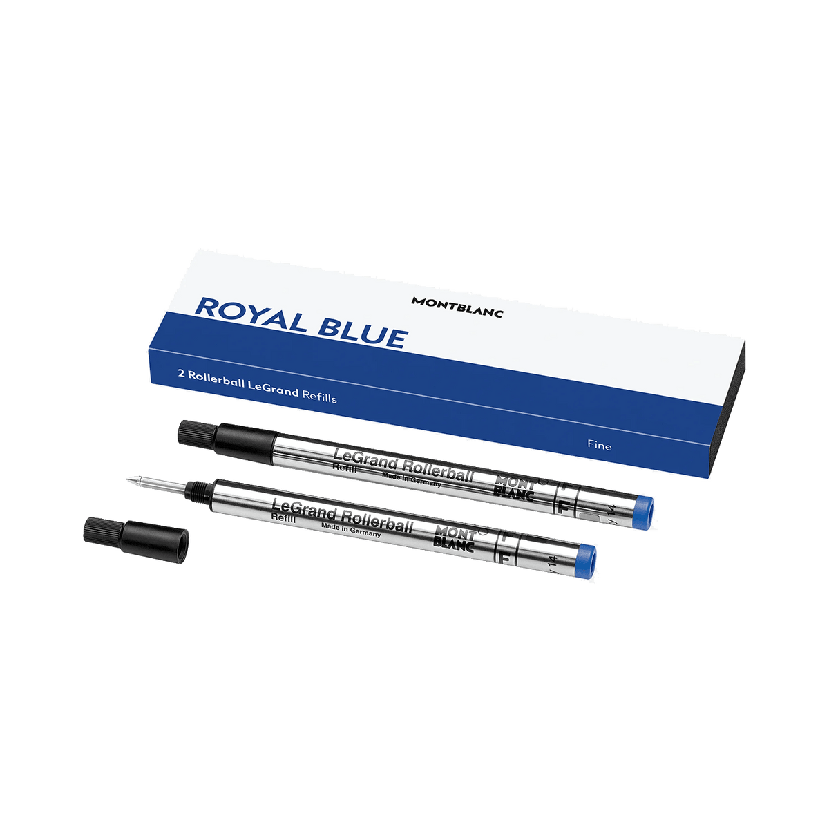 Montblanc Rollerball Refill Royal Blue 2 pieces - Fontoplumo