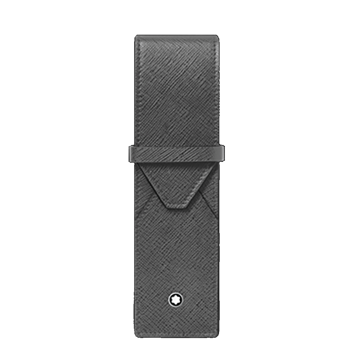 Montblanc Sartorial pen pouch 2 pens forged iron leather - Fontoplumo