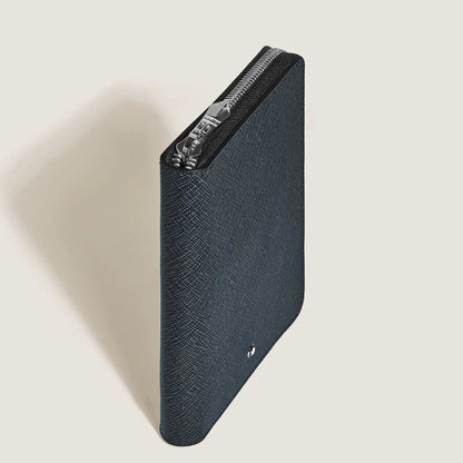 Montblanc Sartorial pen pouch 5 pens tweed blue - Fontoplumo