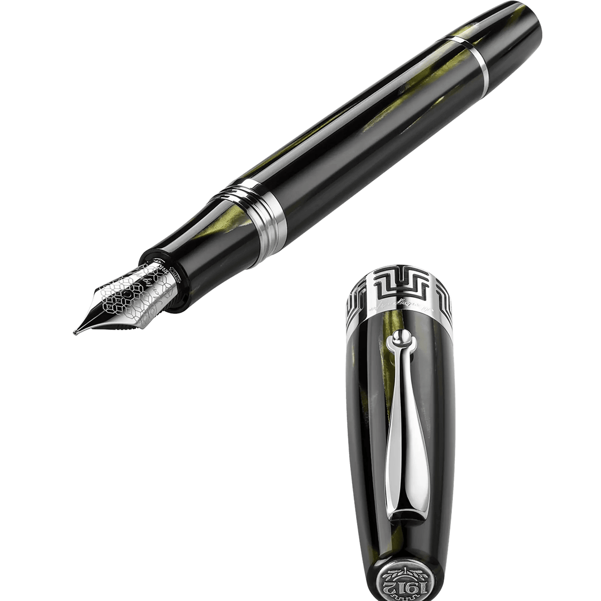 Montegrappa Extra 1930 bamboo black fountain pen - Fontoplumo